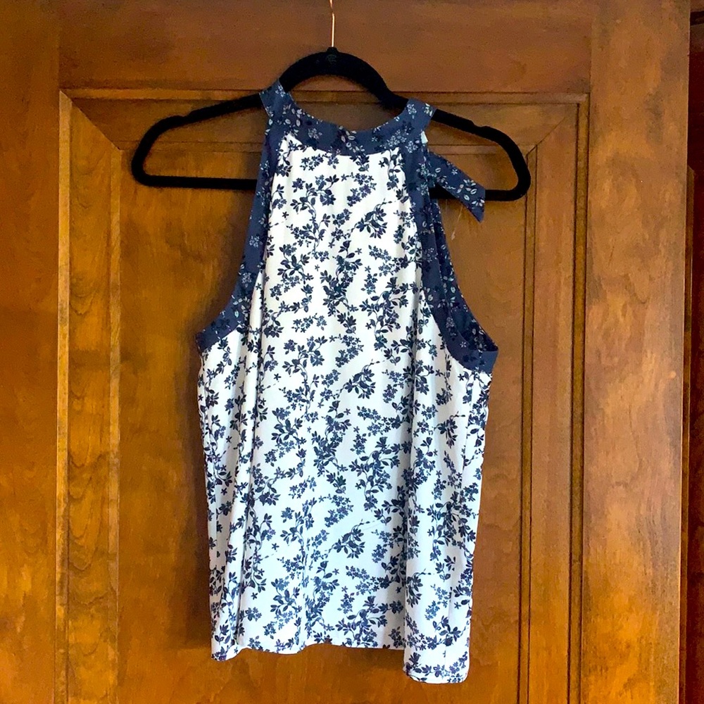 Kensie Floral Halter Top